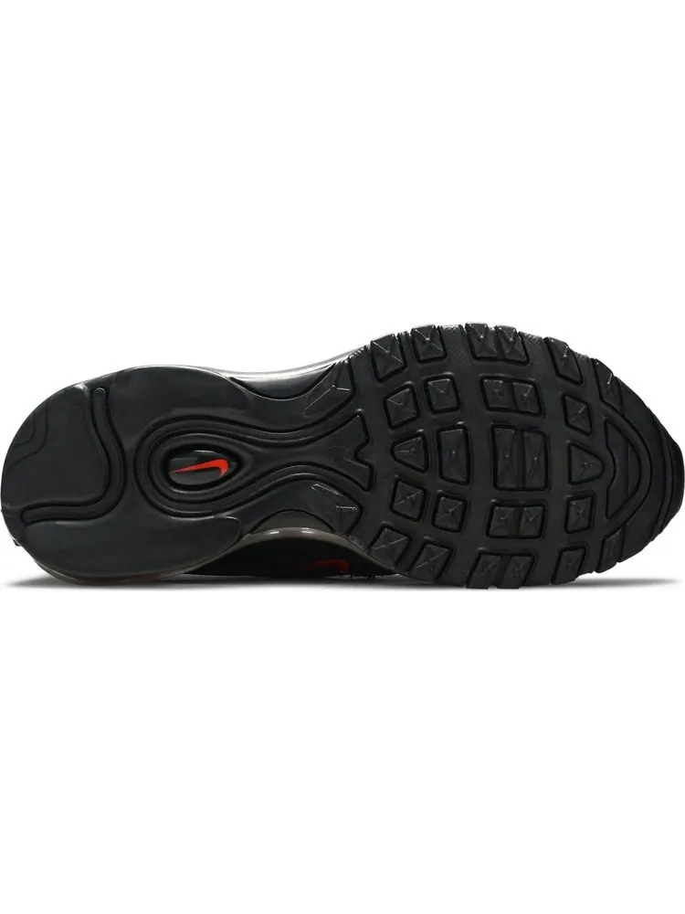 Кроссовки Nike Air Max 97 GS 'Black Chile Red' — изображение 4 из 8, черный