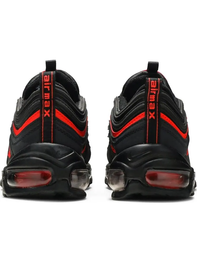 Кроссовки Nike Air Max 97 GS 'Black Chile Red' — изображение 6 из 8, черный