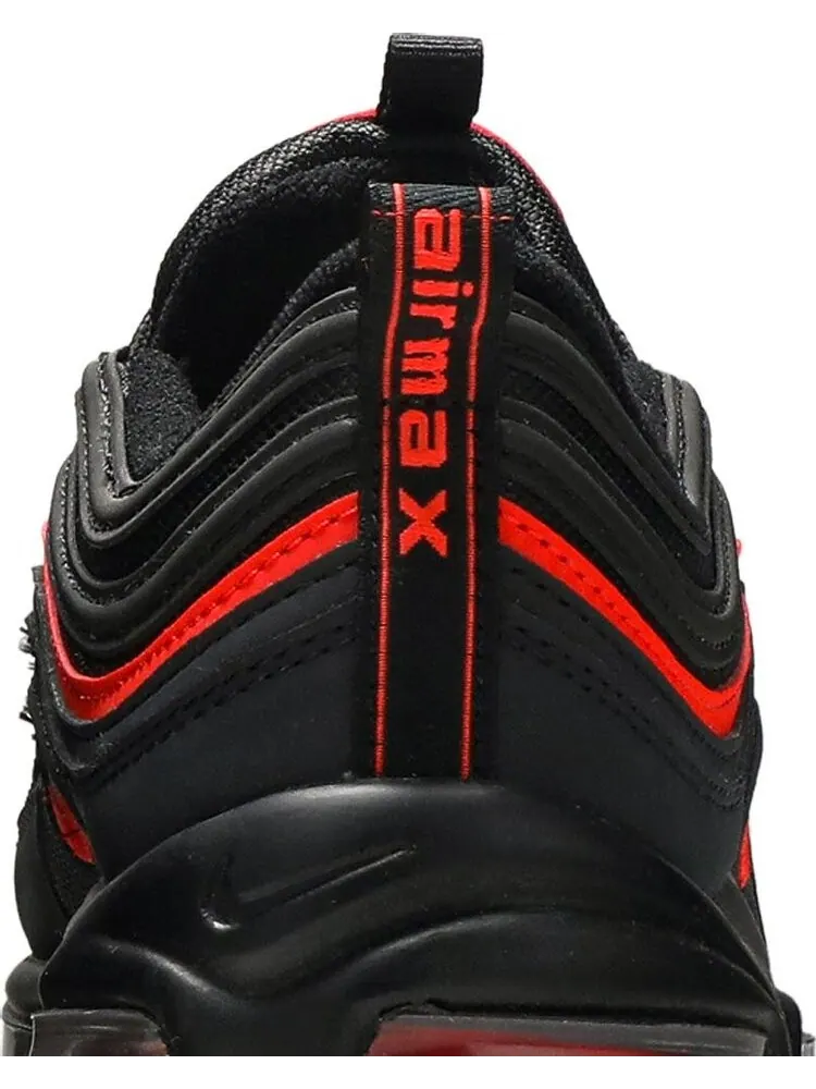 Кроссовки Nike Air Max 97 GS 'Black Chile Red' — изображение 7 из 8, черный