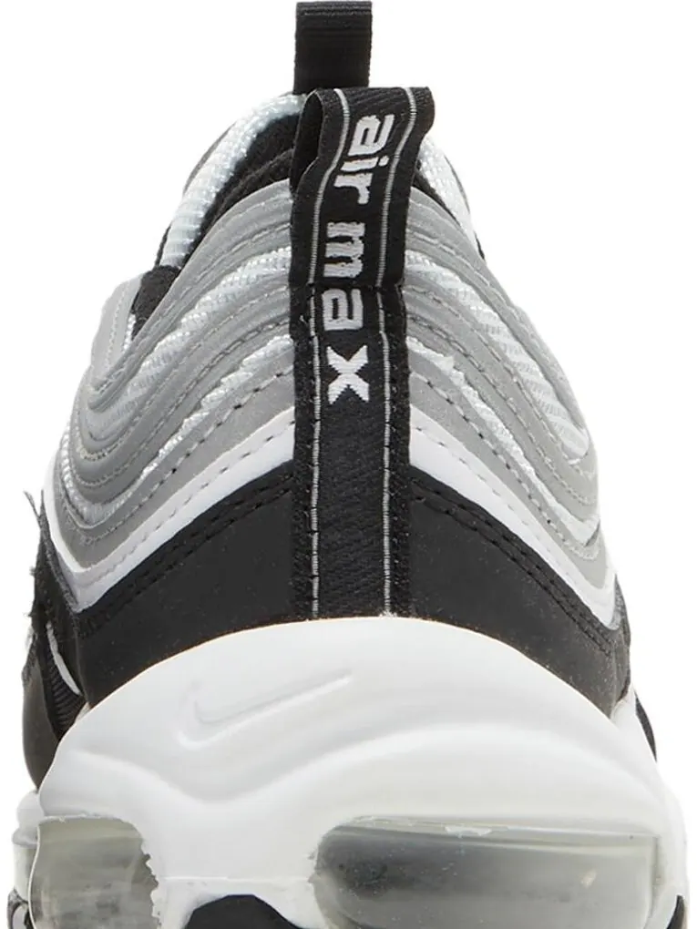 Кроссовки Nike Air Max 97 GS 'Black Reflect Silver' — изображение 7 из 8, черный