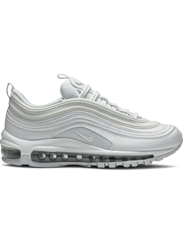 Кроссовки Nike Air Max 97 GS 'White Metallic Silver' — изображение 1 из 8, белый