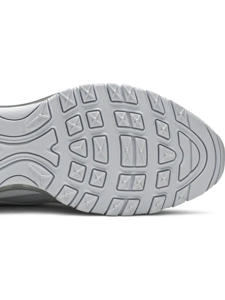 Кроссовки Nike Air Max 97 GS 'White Metallic Silver' — изображение 5 из 8, белый