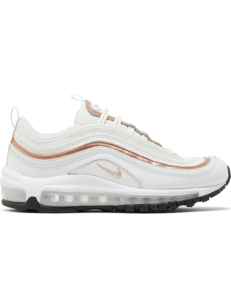Кроссовки Nike Air Max 97 GS 'White Metallic Red Bronze' — изображение 1 из 8, белый