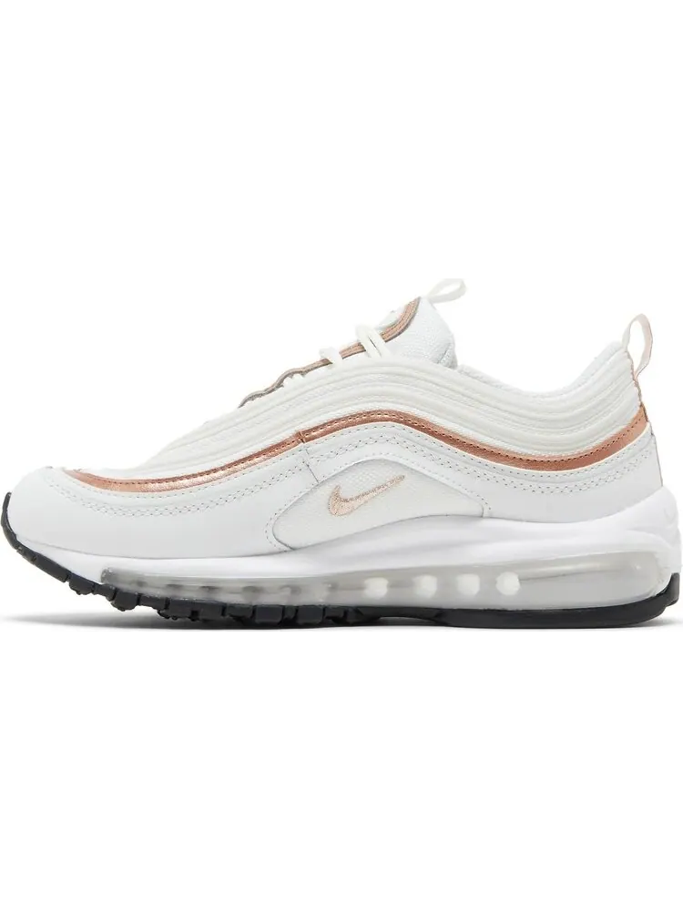 Кроссовки Nike Air Max 97 GS 'White Metallic Red Bronze' — изображение 3 из 8, белый