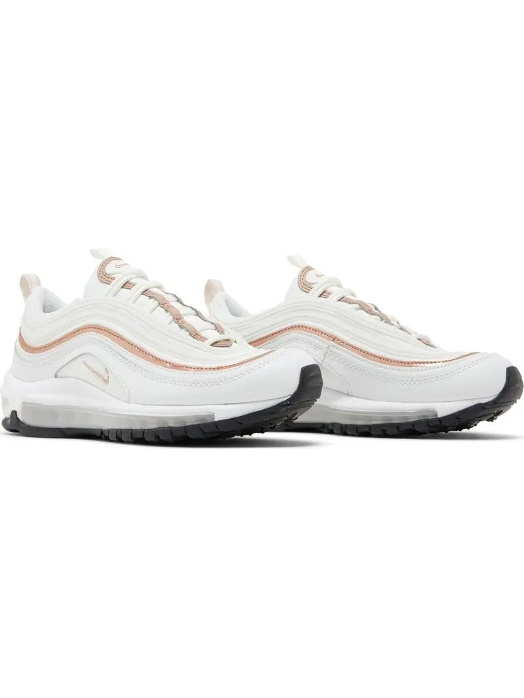 Кроссовки Nike Air Max 97 GS 'White Metallic Red Bronze' — изображение 8 из 8, белый