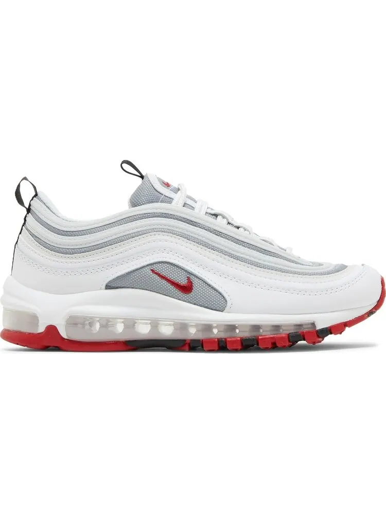 Кроссовки Nike Air Max 97 GS 'White Bullet' — изображение 1 из 8, белый