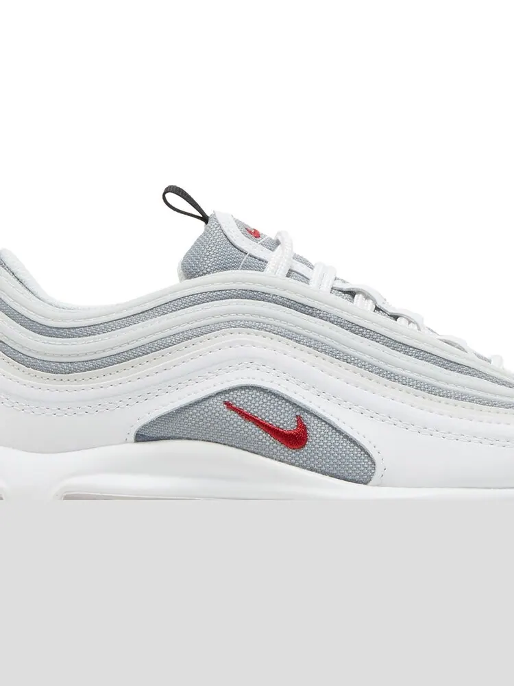Кроссовки Nike Air Max 97 GS 'White Bullet' — изображение 2 из 8, белый