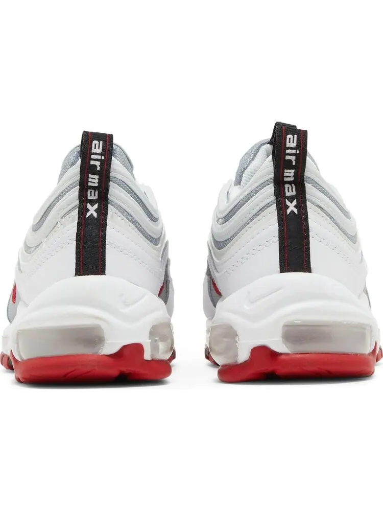 Кроссовки Nike Air Max 97 GS 'White Bullet' — изображение 6 из 8, белый