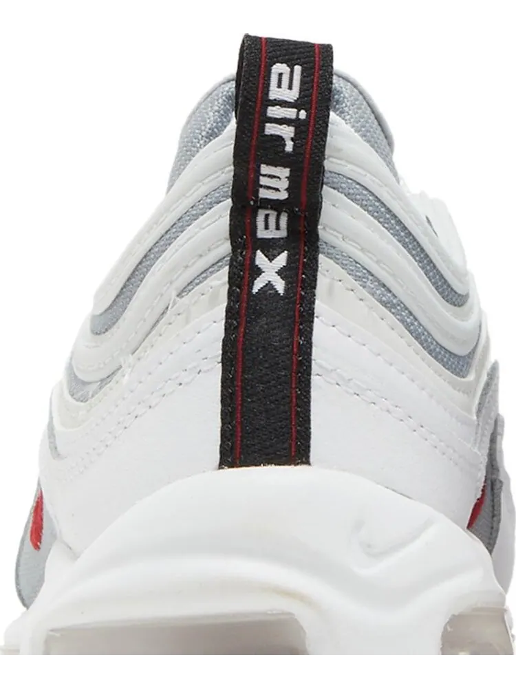 Кроссовки Nike Air Max 97 GS 'White Bullet' — изображение 7 из 8, белый