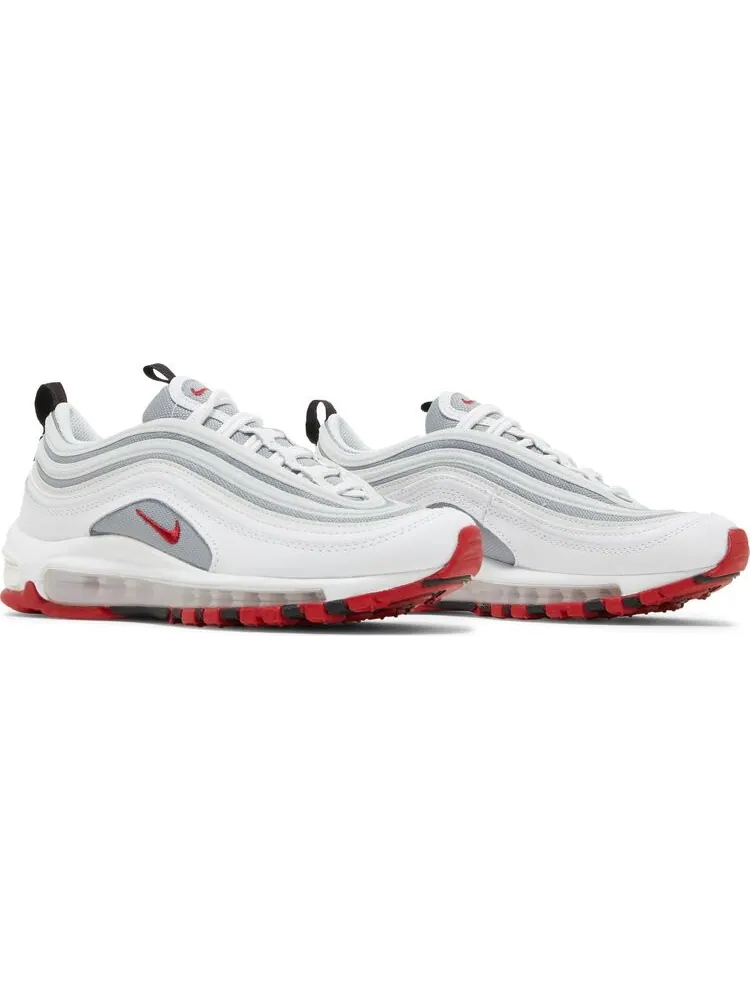 Кроссовки Nike Air Max 97 GS 'White Bullet' — изображение 8 из 8, белый
