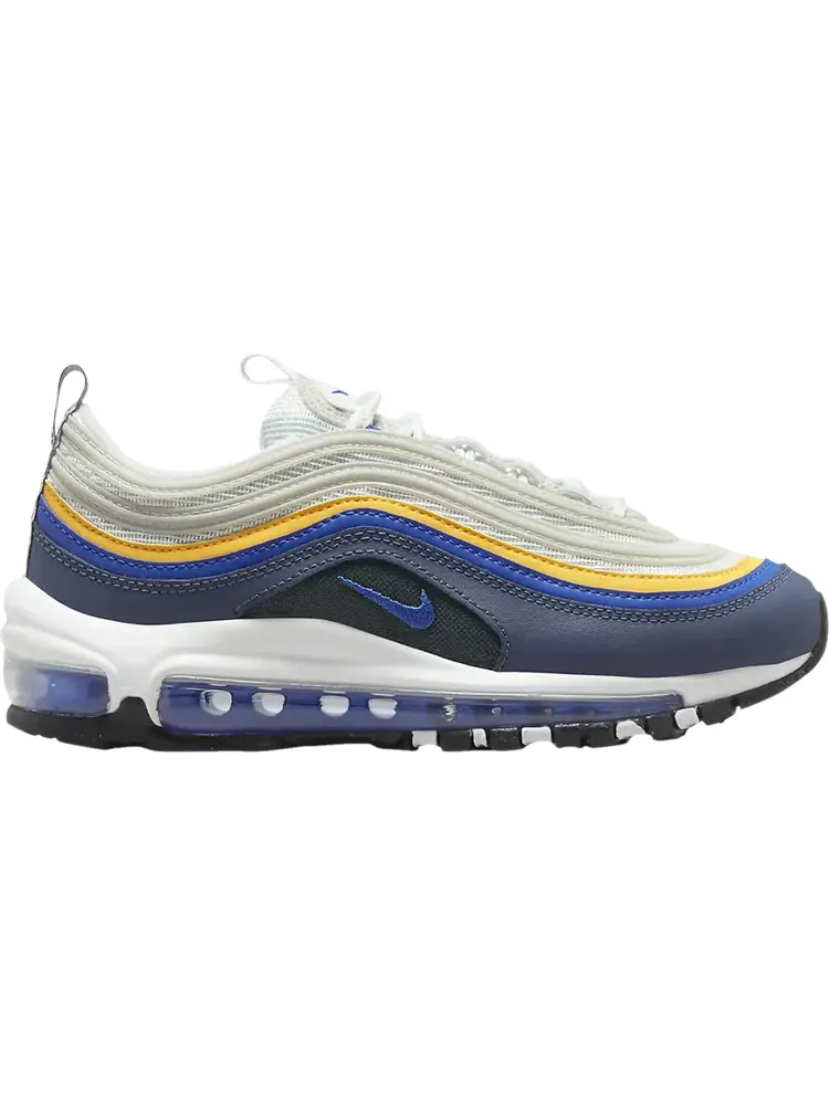 Кроссовки Nike Air Max 97 GS 'White Blue Laser Orange' — изображение 1 из 1, белый