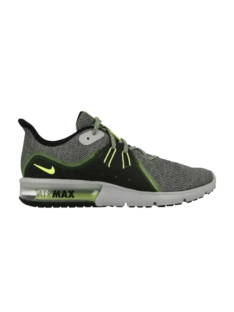 Кроссовки Nike Air Max Sequent 3 'Cool Grey Volt' — изображение 1 из 1, серый/черный