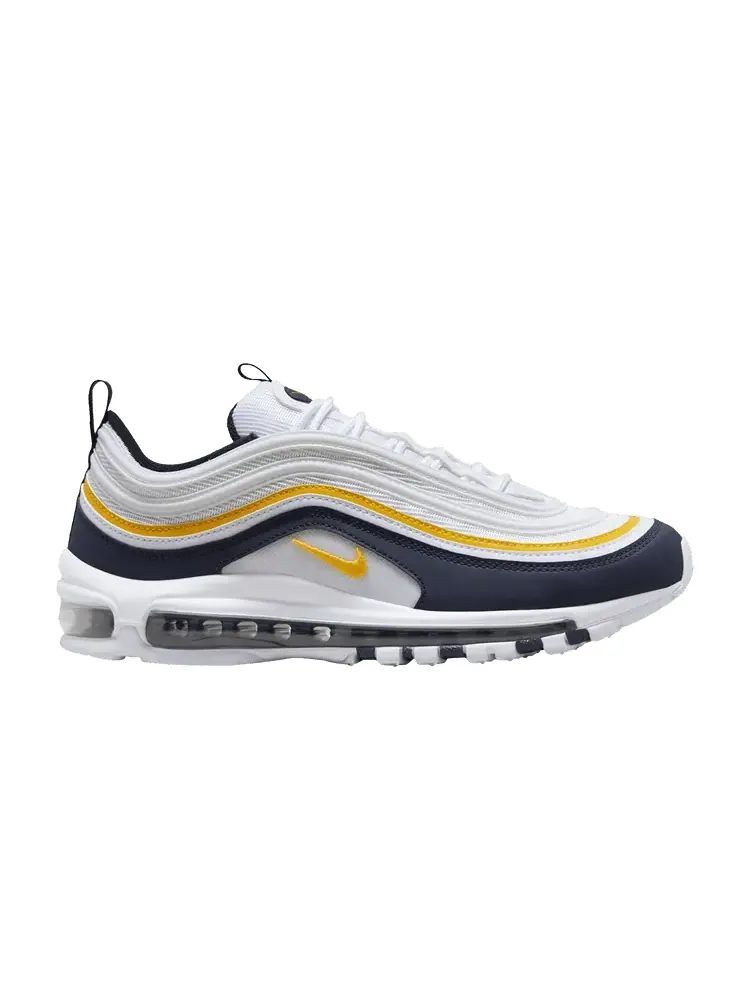 Кроссовки Nike Air Max 97 'Michigan' — изображение 1 из 1, белый/золотистый/темный