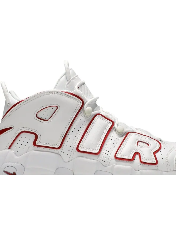 Кроссовки Nike Air More Uptempo 'White Varsity Red' 2021 — изображение 2 из 8, белый