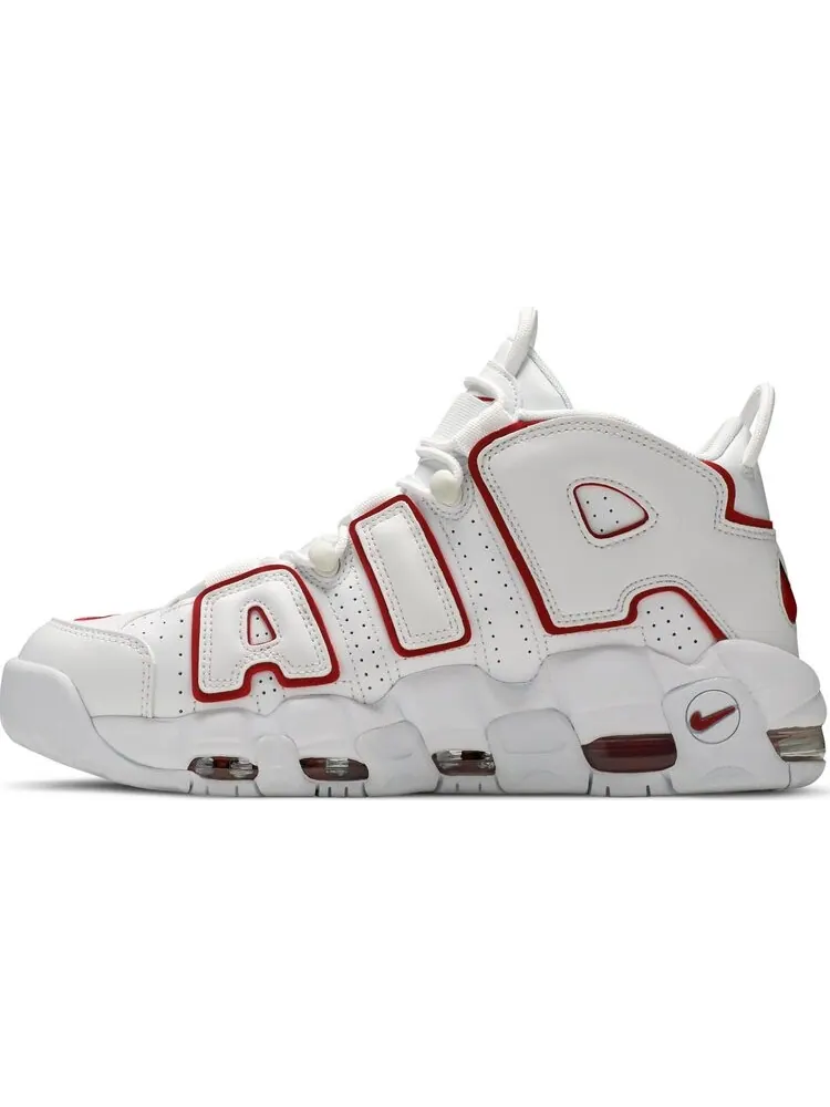 Кроссовки Nike Air More Uptempo 'White Varsity Red' 2021 — изображение 3 из 8, белый