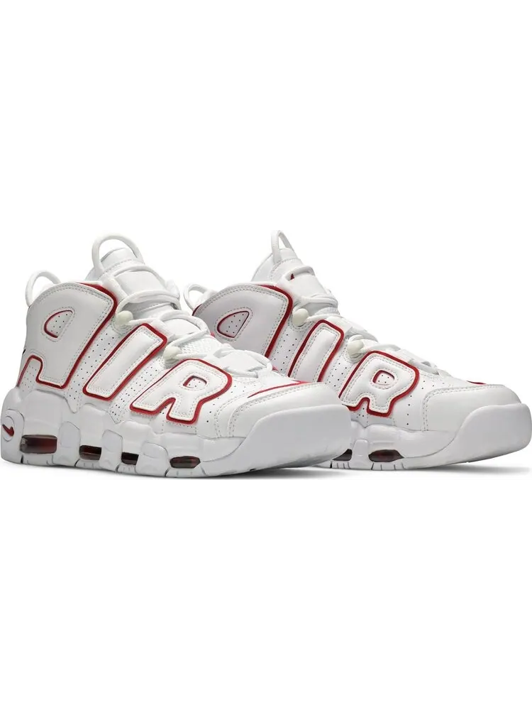 Кроссовки Nike Air More Uptempo 'White Varsity Red' 2021 — изображение 8 из 8, белый