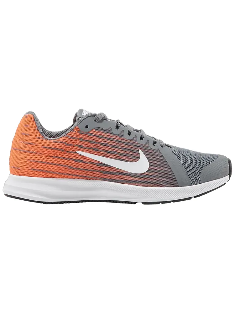 Кроссовки Nike Downshifter 8 GS 'Cool Grey Hyper Crimson' — изображение 1 из 1, серый