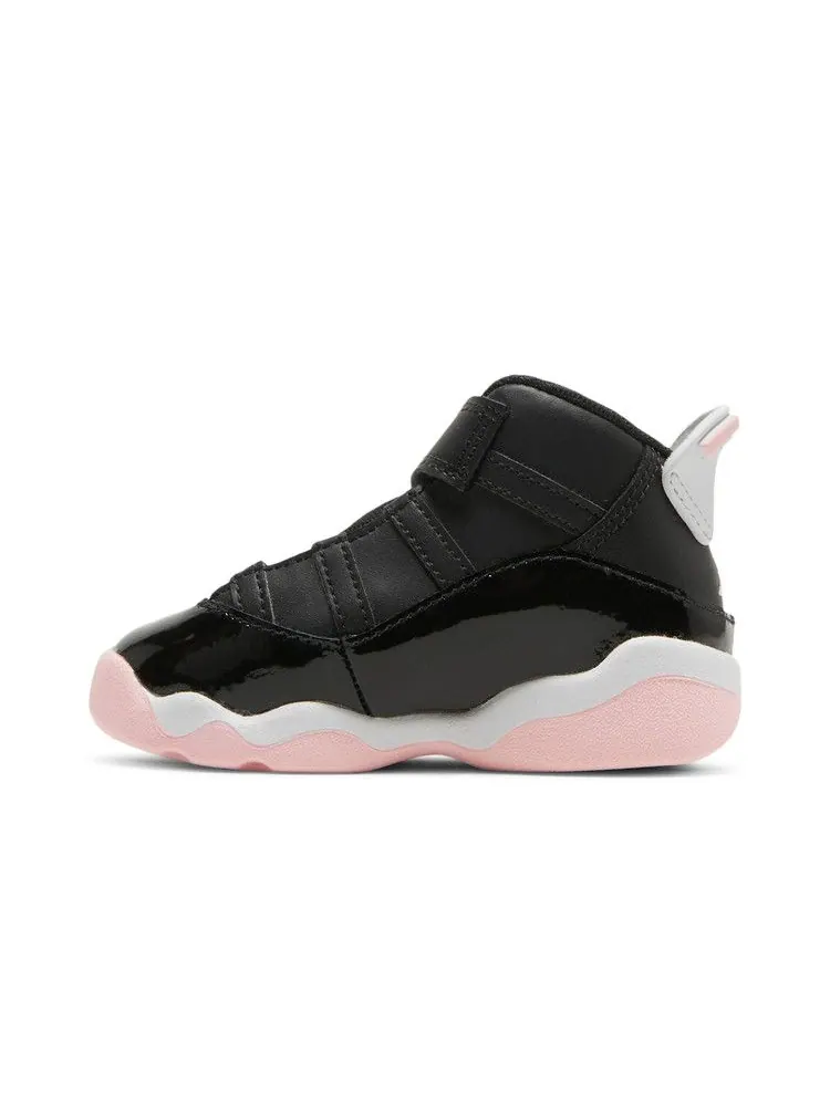 Кроссовки Air Jordan Jordan 6 Rings TD 'Black Arctic Punch' — изображение 4 из 9, черный//белый