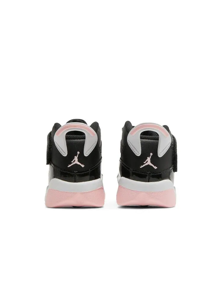 Кроссовки Air Jordan Jordan 6 Rings TD 'Black Arctic Punch' — изображение 7 из 9, черный//белый