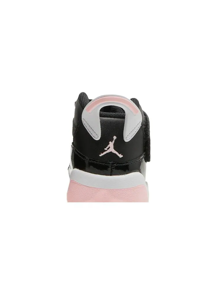 Кроссовки Air Jordan Jordan 6 Rings TD 'Black Arctic Punch' — изображение 8 из 9, черный//белый