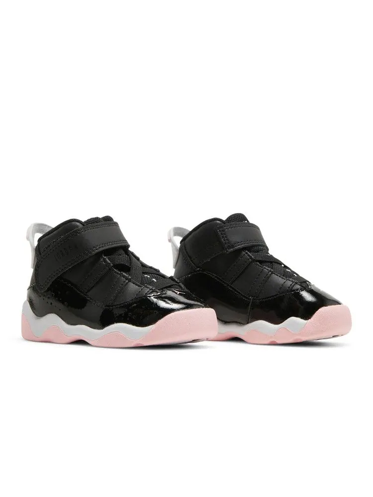 Кроссовки Air Jordan Jordan 6 Rings TD 'Black Arctic Punch' — изображение 9 из 9, черный//белый