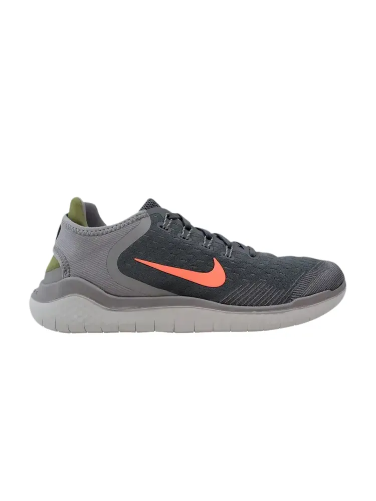 Кроссовки Nike Wmns Free RN 2018 'Gunsmoke Crimson Pulse' — изображение 1 из 1, серый
