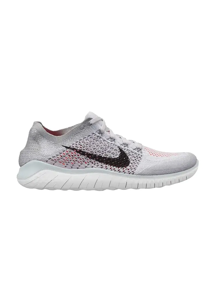 Кроссовки Nike Free RN Flyknit 2018 'Pure Platinum' — изображение 1 из 1, белый