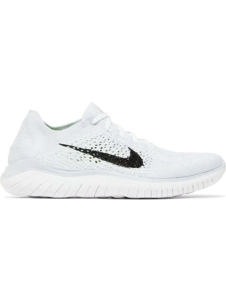 Кроссовки Nike Wmns Free RN Flyknit 2018 'White Platinum' — изображение 1 из 8, белый