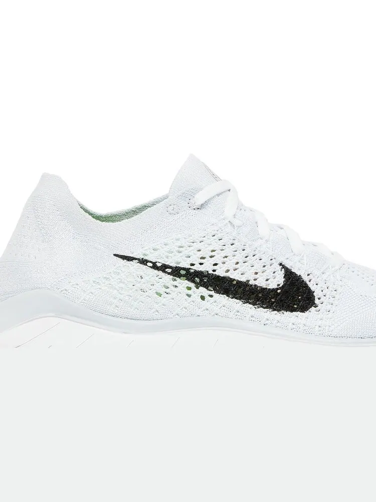 Кроссовки Nike Wmns Free RN Flyknit 2018 'White Platinum' — изображение 2 из 8, белый