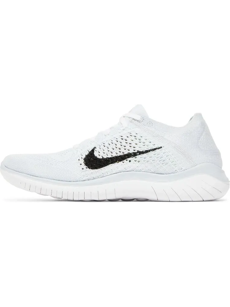 Кроссовки Nike Wmns Free RN Flyknit 2018 'White Platinum' — изображение 3 из 8, белый