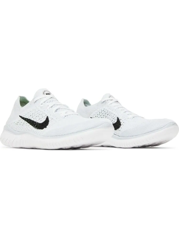 Кроссовки Nike Wmns Free RN Flyknit 2018 'White Platinum' — изображение 8 из 8, белый