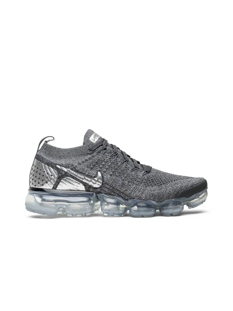 Кроссовки Nike Air VaporMax Flyknit 2 'Chrome' — изображение 1 из 4, серый