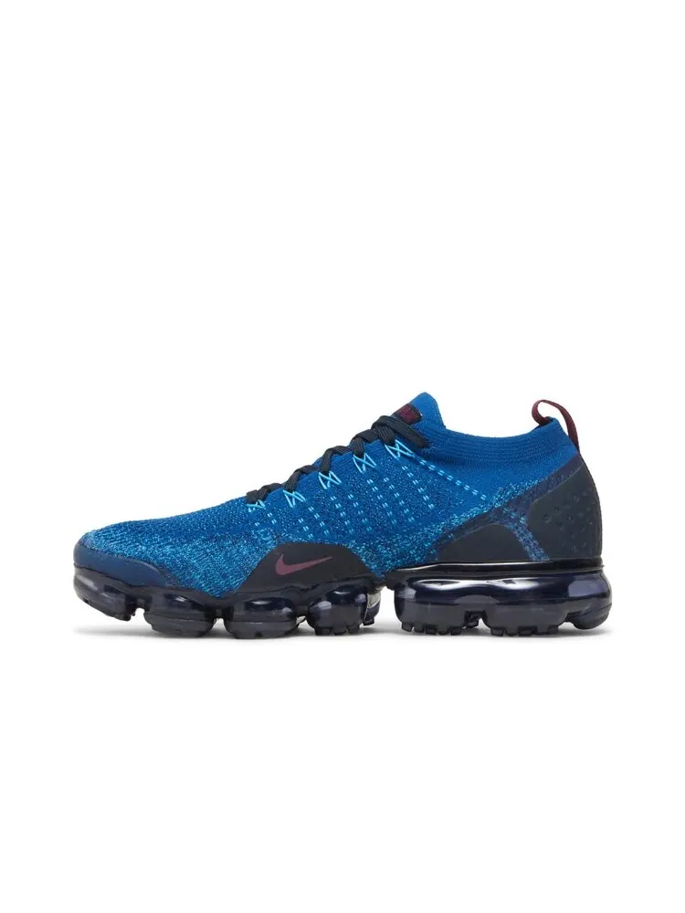 Кроссовки Nike Air VaporMax Flyknit 2 'Gym Blue' — изображение 3 из 4, синий