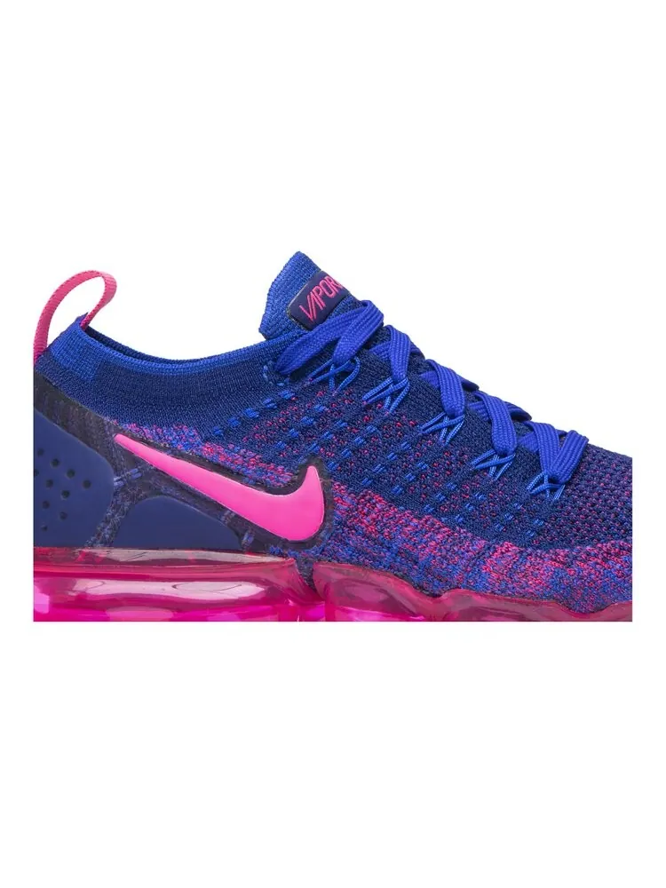 Кроссовки Nike Wmns Air VaporMax Flyknit 2 'Racer Pink Blue' — изображение 2 из 4, розовый