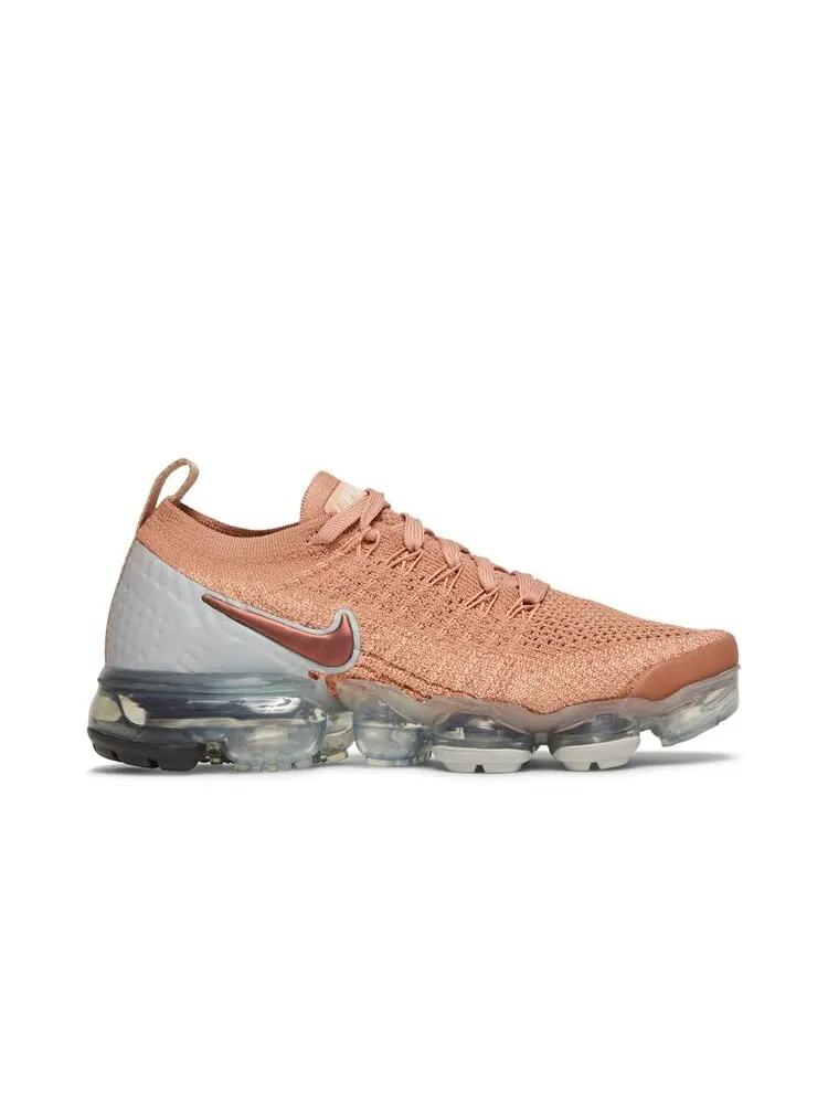 Кроссовки Nike Wmns Air VaporMax Flyknit 2 'Rose Gold' — изображение 1 из 4, розовый