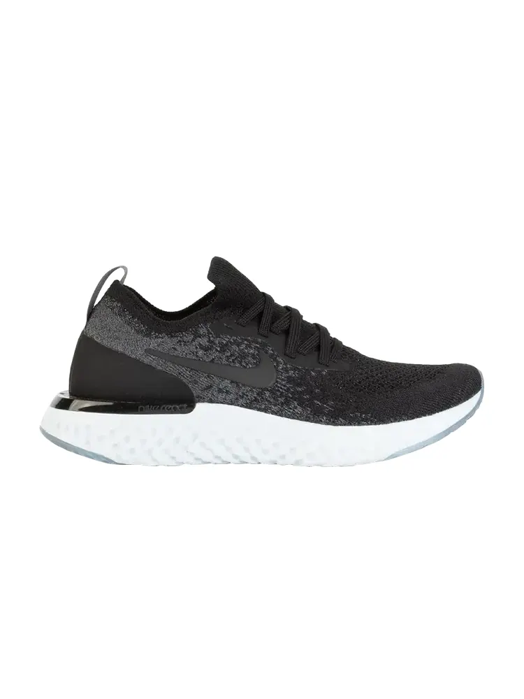 Кроссовки Nike Epic React Flyknit GS 'Dark Grey' — изображение 1 из 1, черный