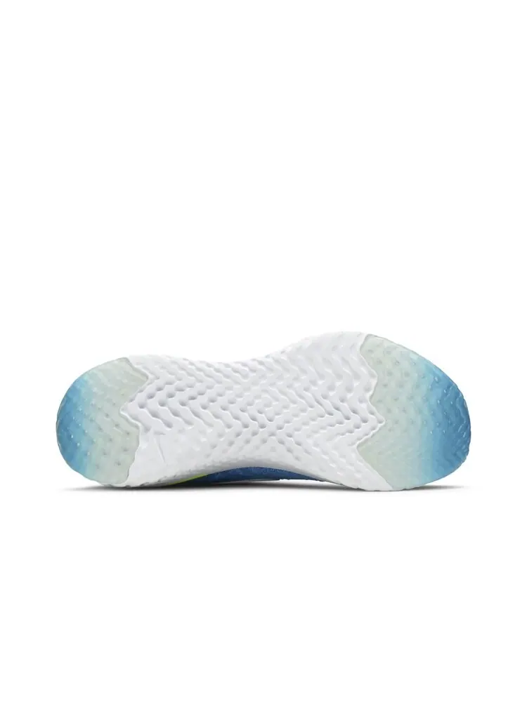 Кроссовки Nike Epic React Flyknit GS 'Blue Glow' — изображение 4 из 4, синий