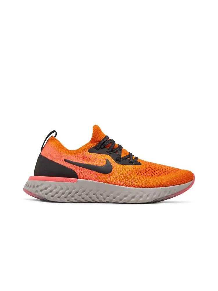 Кроссовки Nike Epic React Flyknit GS 'Copper Flash' — изображение 2 из 9, черный/белый