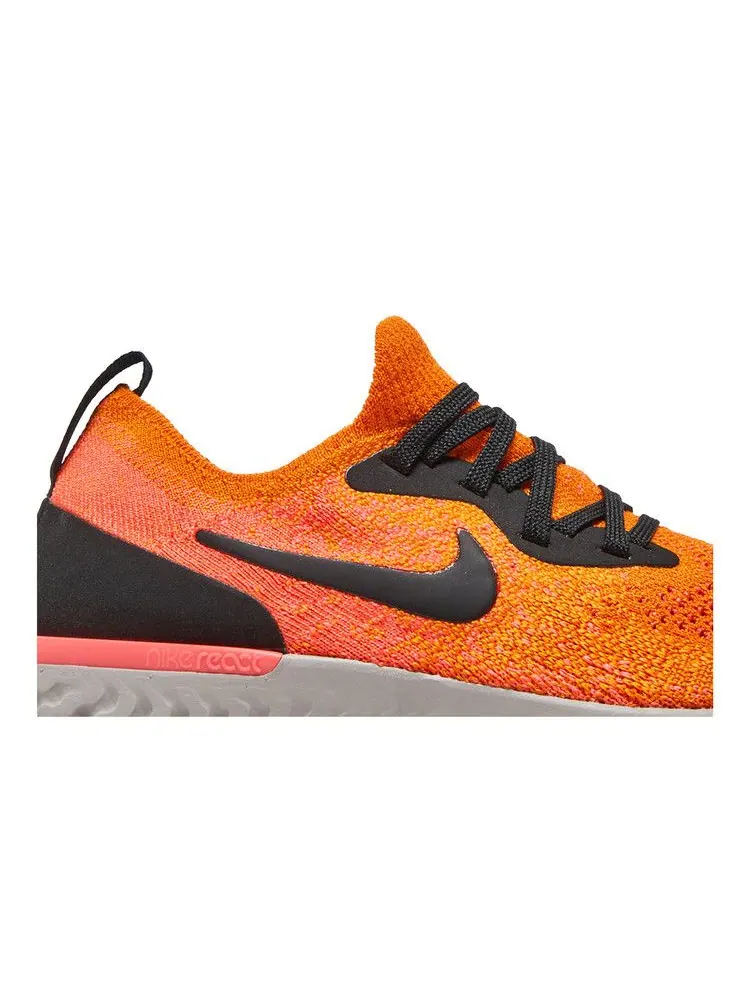 Кроссовки Nike Epic React Flyknit GS 'Copper Flash' — изображение 3 из 9, черный/белый