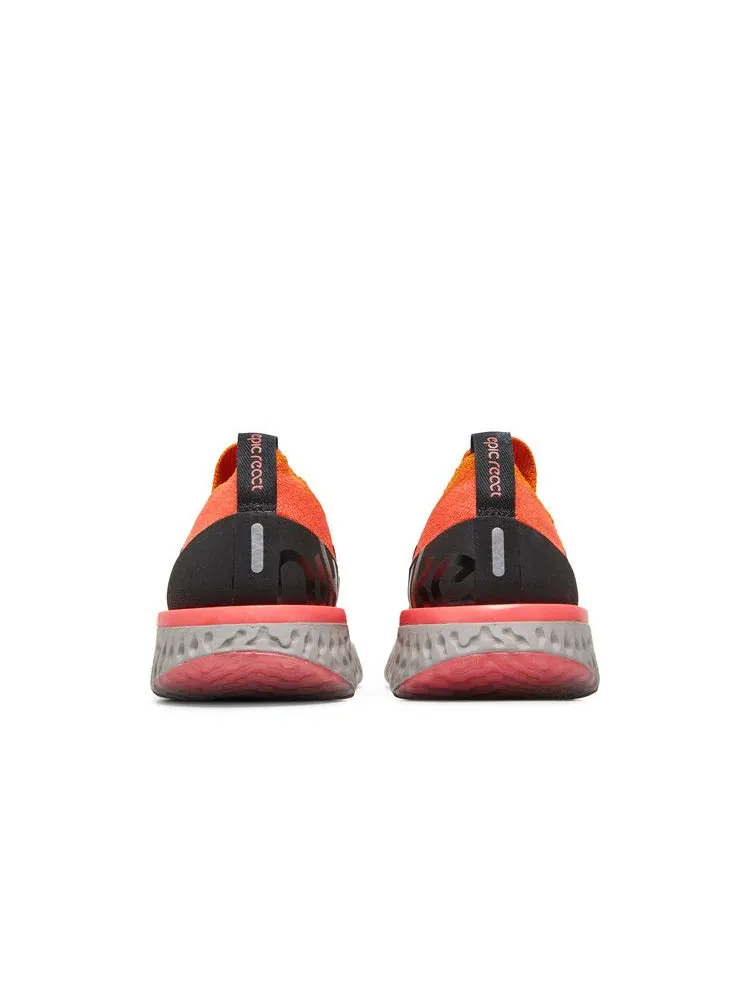 Кроссовки Nike Epic React Flyknit GS 'Copper Flash' — изображение 7 из 9, черный/белый