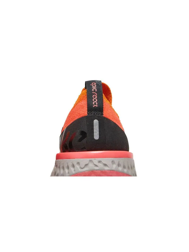 Кроссовки Nike Epic React Flyknit GS 'Copper Flash' — изображение 8 из 9, черный/белый