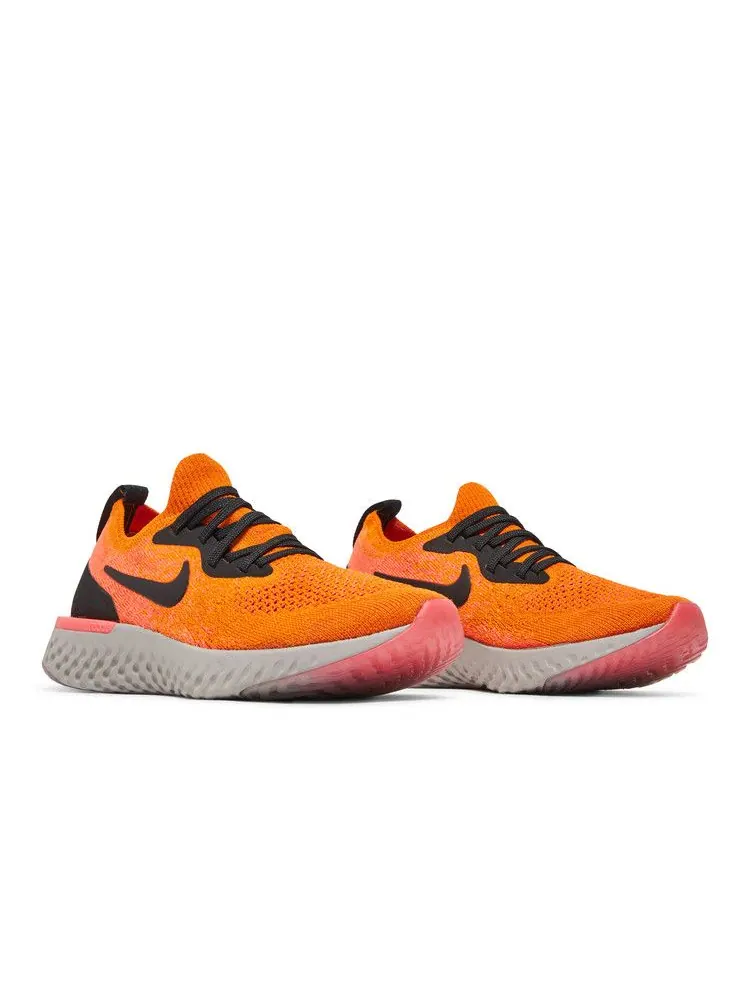 Кроссовки Nike Epic React Flyknit GS 'Copper Flash' — изображение 9 из 9, черный/белый