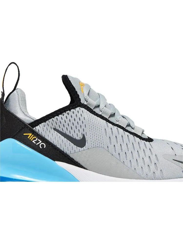 Кроссовки Air Max 270 GS 'Light Smoke Grey Baltic Blue' — изображение 2 из 4, серый
