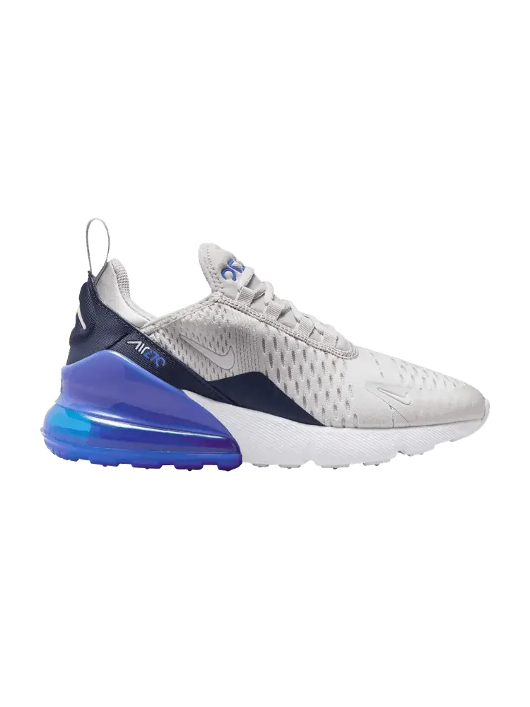 Кроссовки Air Max 270 GS 'Vast Grey Hyper Royal' — изображение 1 из 1, серый