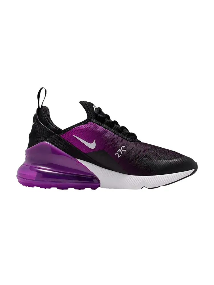 Кроссовки Nike Air Max 270 GS 'Black Vivid Purple' — изображение 1 из 1, фиолетовый