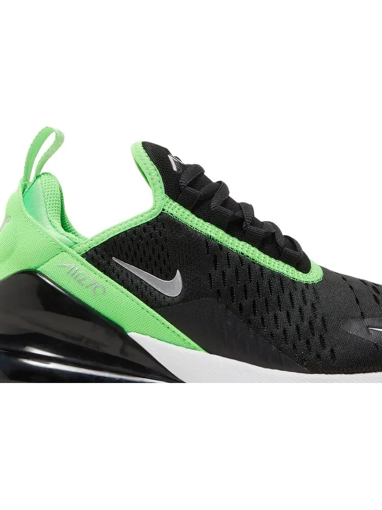 Кроссовки Nike Air Max 270 GS — изображение 2 из 8, зеленый черный