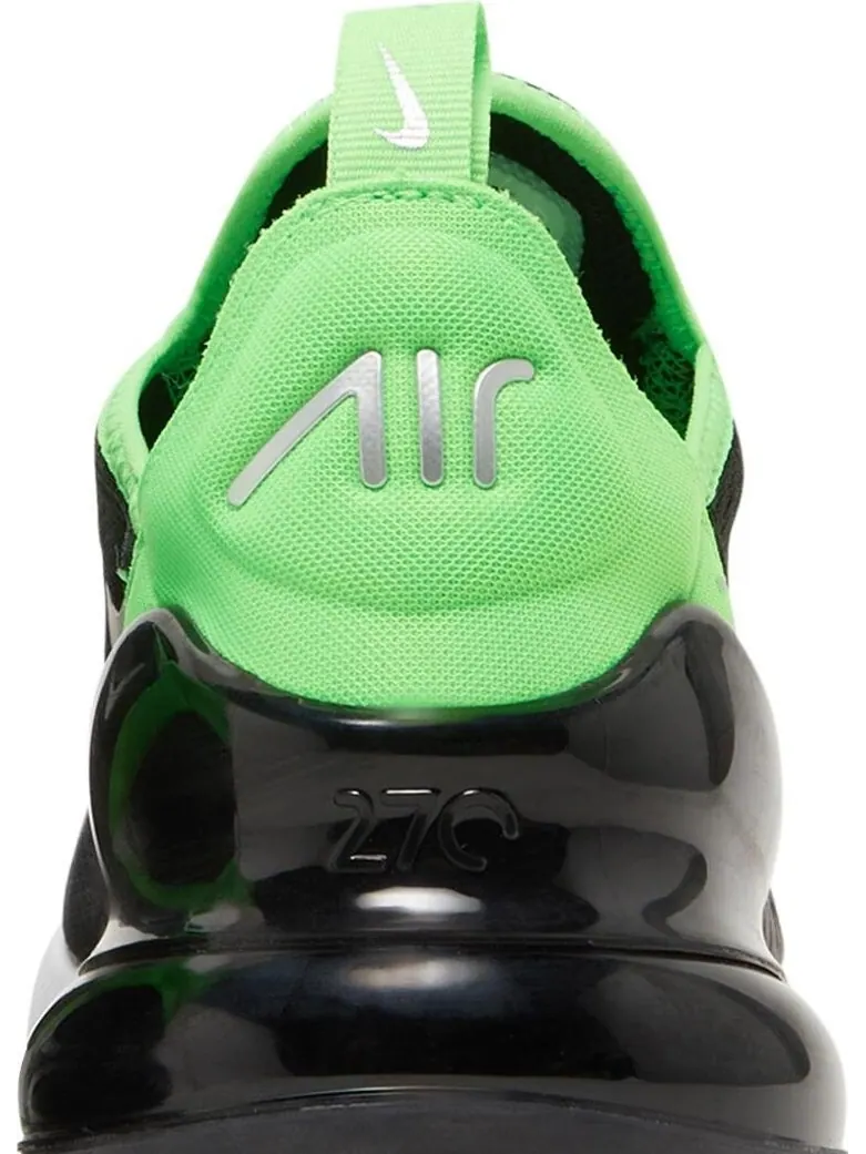 Кроссовки Nike Air Max 270 GS — изображение 7 из 8, зеленый черный