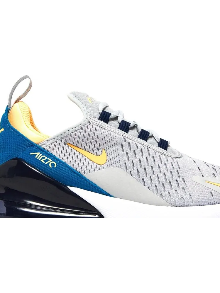 Кроссовки Nike Air Max 270 GS 'Grey Fog Midnight Navy' — изображение 2 из 8, серый