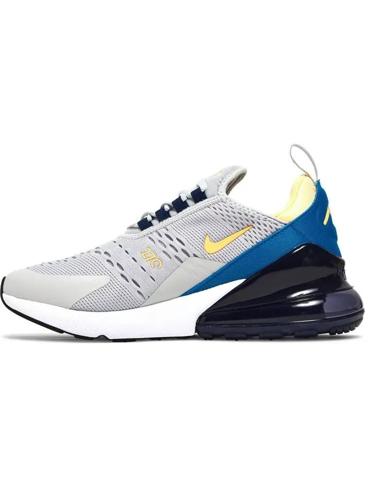 Кроссовки Nike Air Max 270 GS 'Grey Fog Midnight Navy' — изображение 3 из 8, серый