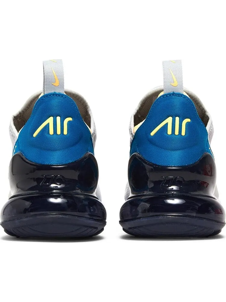 Кроссовки Nike Air Max 270 GS 'Grey Fog Midnight Navy' — изображение 6 из 8, серый